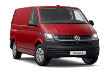 Car Hire Swinton - Red VW Transporter Automatic - Van hire Swinton