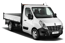 Car Hire Swinton - White 3.5 Tonne Folkestone Tipper Transit - Van hire Swinton